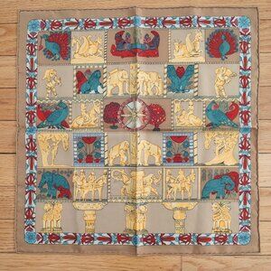 Hermes Torana silk carre 45 small scarf EUC